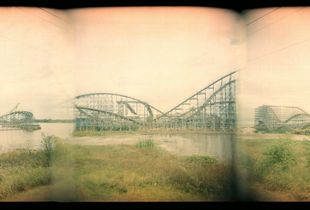 Six Flags New Orleans triptych ,  Chalmette, New Orleans, 2008, © Bryce Lankard