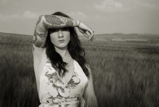 Sophia im Feld