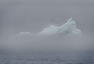 Iceberg in the fog