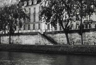 Along the Seine River.