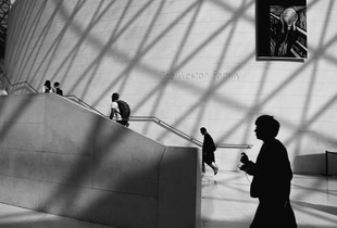 Stairway in the shadows