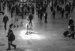 Alone in a Crowd in Grand Central Station#5