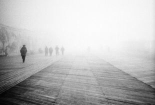 Figures on Boardwalk