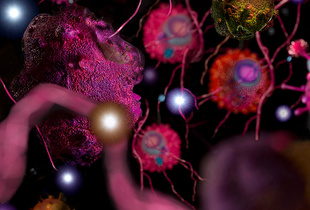 Free Falling Neurons, Dendrites and Synapses (Medical Mocks series).