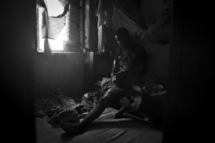 At home