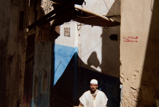 Man in the light