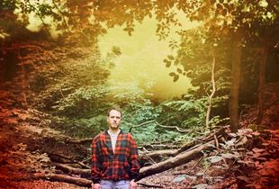 Jonathan Krisp in the woods