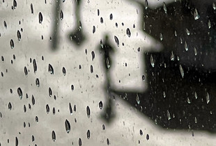 jogger in the rain
