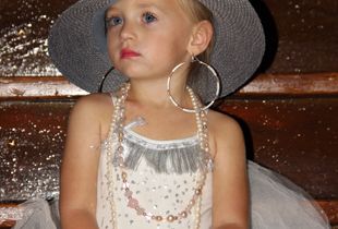 Chloe all dressed up