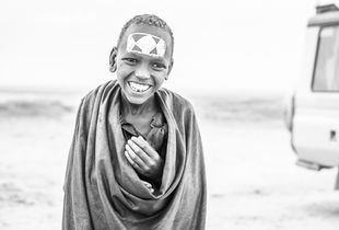 Maasai Boy in the Serengeti. 2018.
