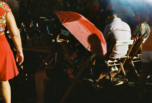 The red umbrella