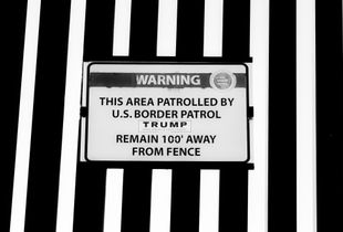 The Wall - illegal sticker