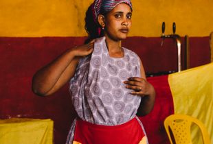 Waitress in Afar