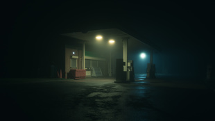 BP filling station, round my way