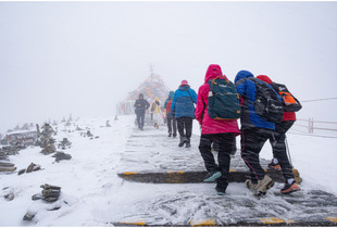 Against wind and snow
