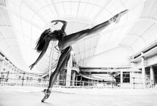 #InPosnania - a photographic project by Szymon Brodziak with Poznan Ballet Dancers. Shot on a construction site to celebrate the opening of Posnania Shopping Center in Poznan, Poland.