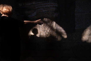 Portrait of the Artist and artwork
