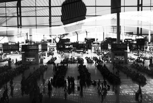 Image behind the glass