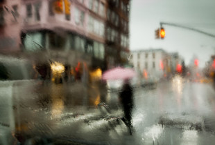 Rain in the Lower Eastside.NYC