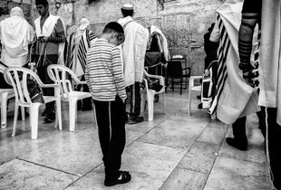 Praying At The Western Wall