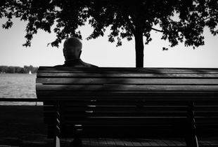 A View of An Old Man's Back