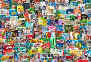 Chip Bags and Candy Wrappers