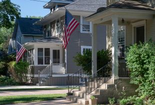 Gray with Porch and Posts