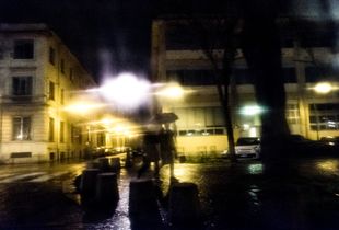 Walking in the rain