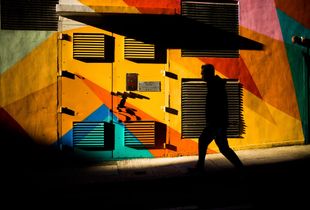 The Color on the wall