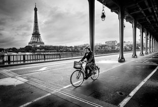 Solitary Cyclist