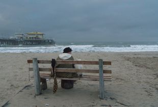 Lady on the bench