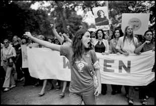 Feminist demonstration, New York City, 1970. From the series, "Encounters."