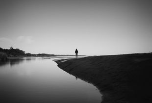 Tranquility at sunset
