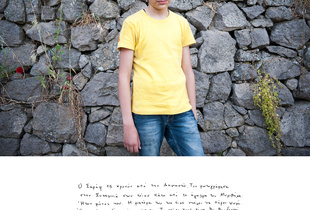 Sharaf, Sykamnia, Lesbos, Greece, May 2015