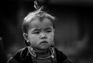 H'Mong Baby Girl In Moc Chau - Viet Nam