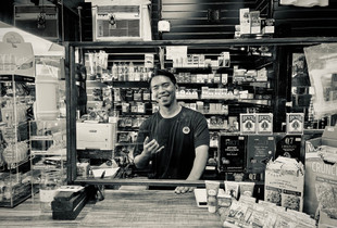 Kevin at Ed's 76, Lahaina, Maui, 2022