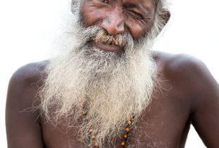 Saddhu on the Ganges