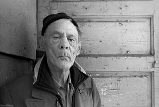 Man in doorway, Ohio