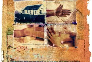 Canto One/ The Aurora Borealis        text in image:                                             She had buried her dreams                    in a windy closet                                                                She had come on a dead man     wedged in her head                            from "She" by Vicente Huidobro            © 1994 Diane Fenster