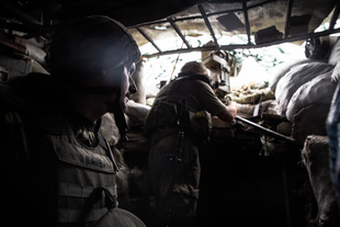 On the frontlines of the war in Ukraine