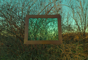 Still life of a set frame 128