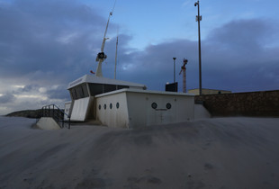 Beach life guard station, Stella Plage.