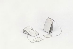 Representations no. 67 (tea bags), 2007, chromogenic print, 11 x 14 in., Edition of 15 © Cynthia Greig