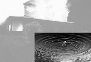 "Into the Heart of Darkness and Light: A Dream Sequence" (unpublished artist book, front cover),