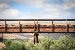 Railroad Trestle, Wyoming, 2011 © Patti Hallock