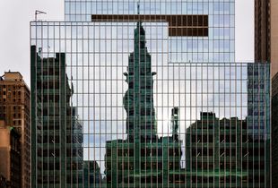 Chrysler building as a shadow