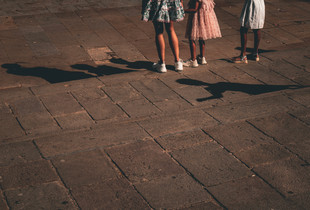 Shadows on stone