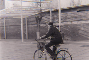 Man Riding Bike, Beijing
