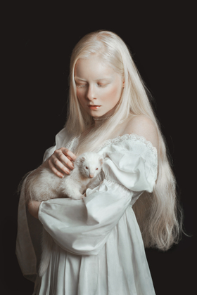 Lady with Ermine... Model: Viktórie Dufalová