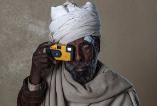 The World of Sight. Portrait of K.KIROS AMORE. From the project: Camera. Blind. Project. ©Ivo+Ana